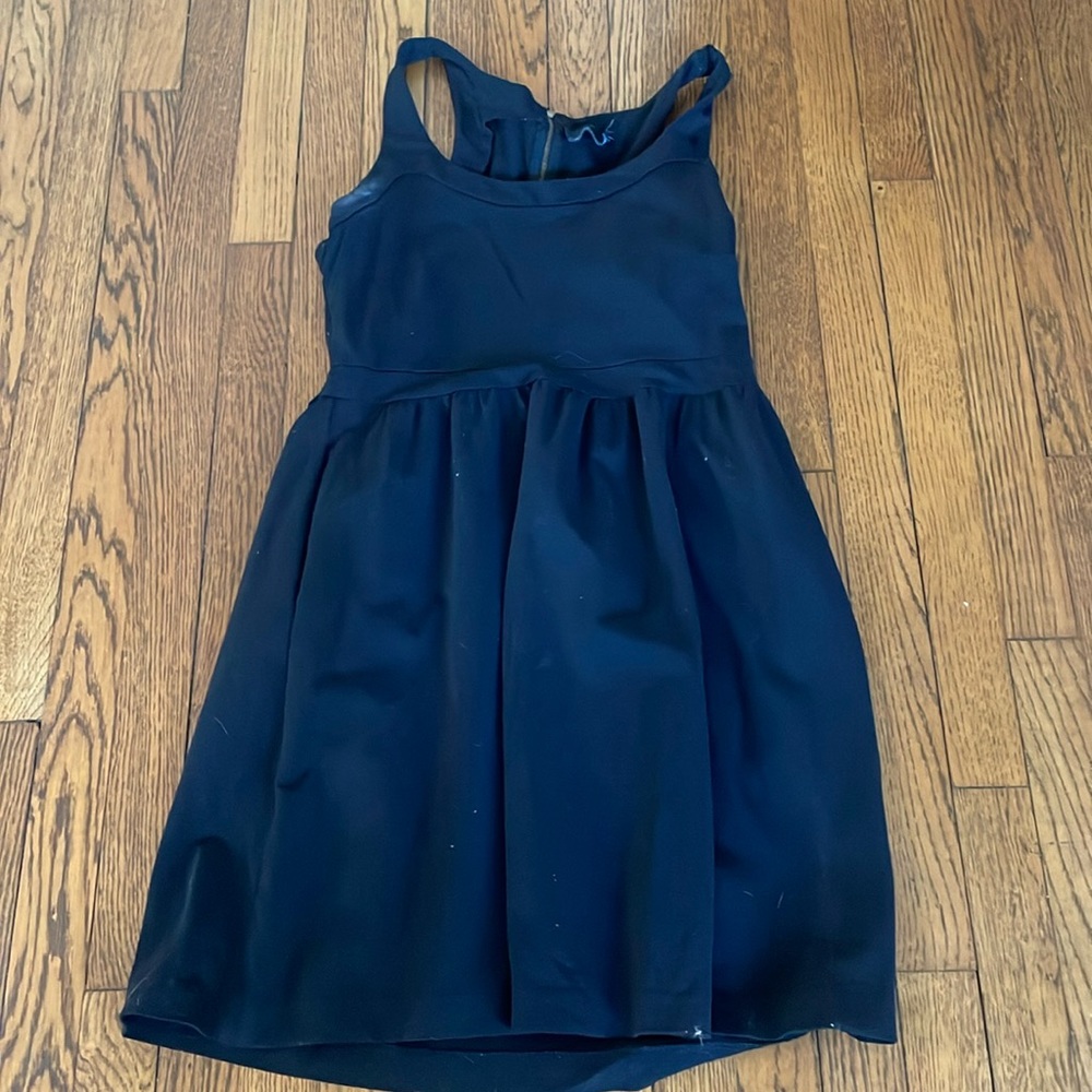 Black sleeveless dress with pockets size Large